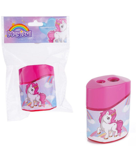 2-Loch-Oval-Bleistiftspitzer mit Einhorn-Tank-Girls 737861