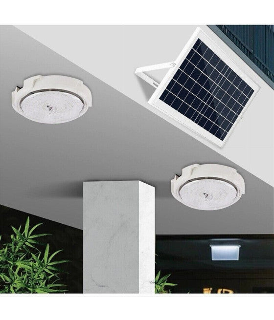 400W SOLARPANEL LED DECKENLEUCHTE MIT DÄMMERUNGSSENSOR IP65