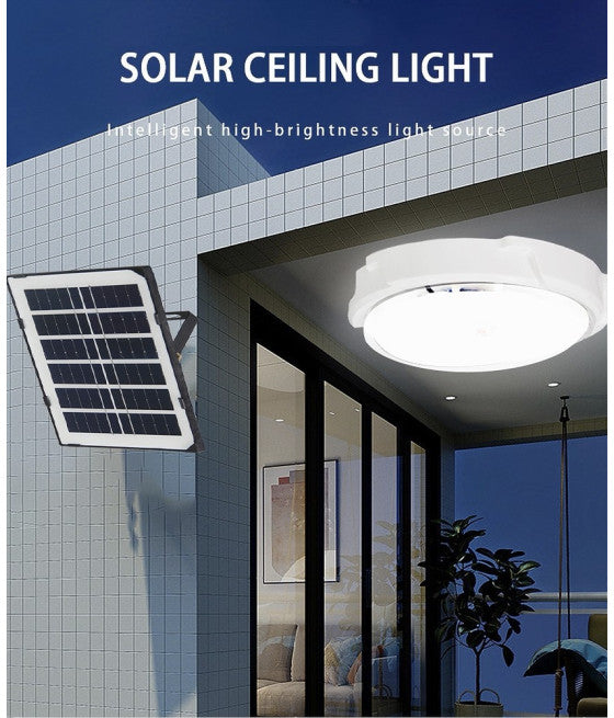 400W SOLARPANEL LED DECKENLEUCHTE MIT DÄMMERUNGSSENSOR IP65