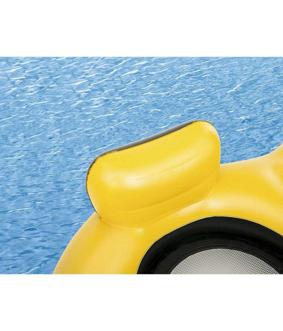 2-SITZ-SESSEL MIT AUFBLASBARER MATRATZE UND RÜCKENLEHNE, GETRÄNKEHALTERNETZ