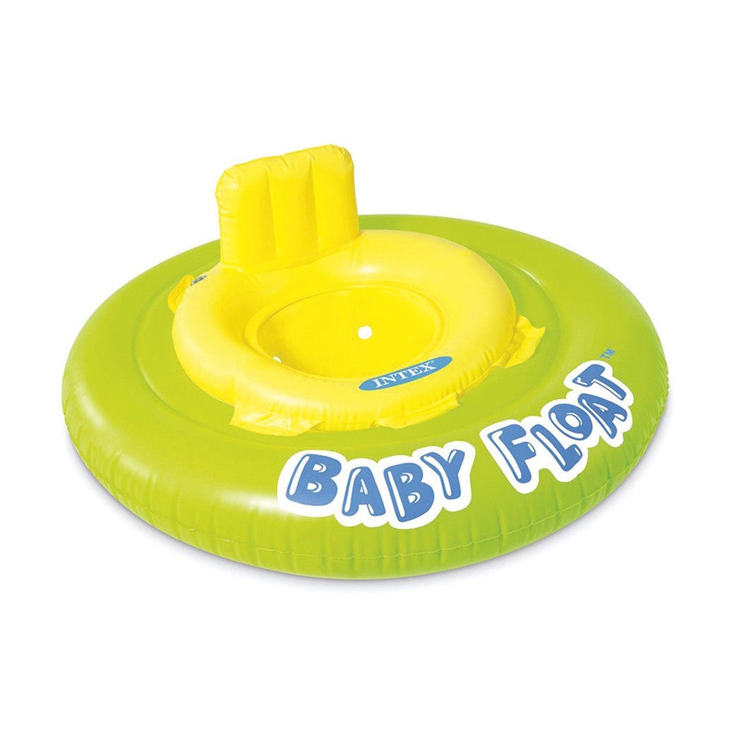 AUFBLASBARE RETTUNGSBOJE FÜR KINDER AUFBLASBARES SEEBABY MIT HÖSCHEN UND RÜCKENLEHNE 76CM FLUO