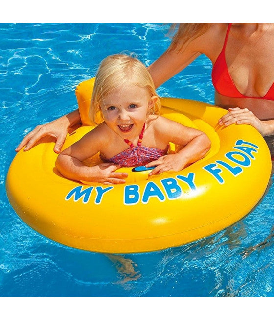 AUFBLASBARE RETTUNGSBOJE AUFBLASBARE BABY JUNGE MEER MIT HÖSCHEN UND RÜCKENLEHNE 70 CM