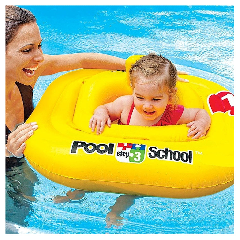 AUFBLASBARE KINDER-RETTUNGSBOJE AUFBLASBARES BOOT MIT MUANDINA UND RÜCKENLEHNE 79 X 79 CM