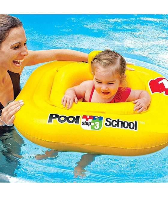 AUFBLASBARE KINDER-RETTUNGSBOJE AUFBLASBARES BOOT MIT MUANDINA UND RÜCKENLEHNE 79 X 79 CM