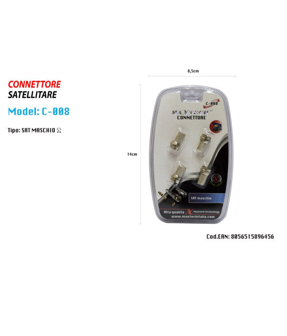 ATTACCO SPINOTTO MASCHINA SAT C-008