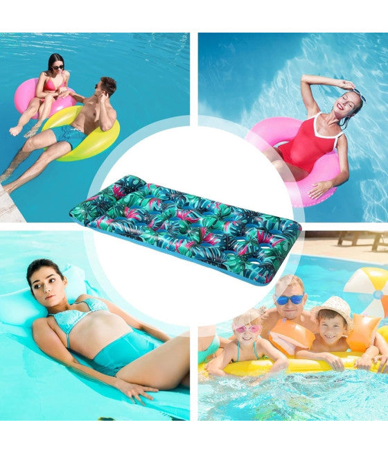 AUFBLASBARE SCHWIMMENDE POOLMATRATZE 180X85CM 628529