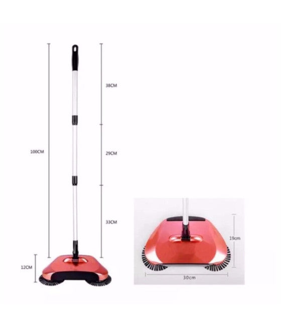 360° DREHBARER BORSTEN-MIKROFASER-KEHRSCHLEPPBESEN