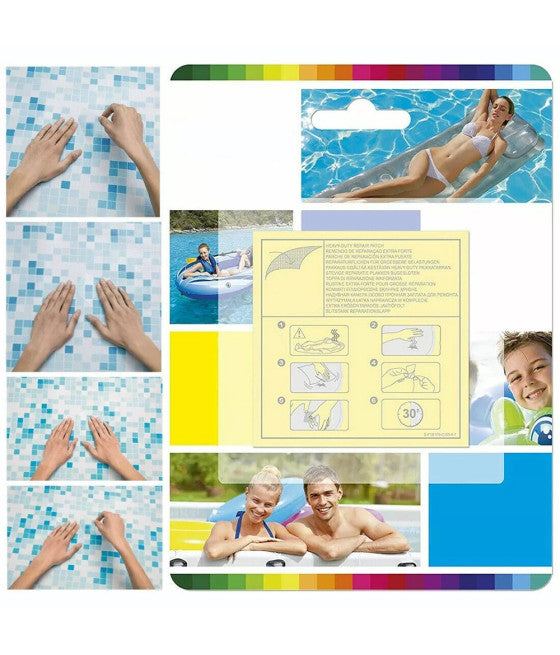 10PCS STARKE REPARATUR FLICKEN SCHWIMMBAD AUFBLASBARE MATRATZEN 62068