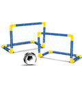 2ER SET FUSSBALLTORE MIT NETZ FÜR KINDER 51X43X85CM MIT BALL FÜR DEN AUSSENEINSATZ