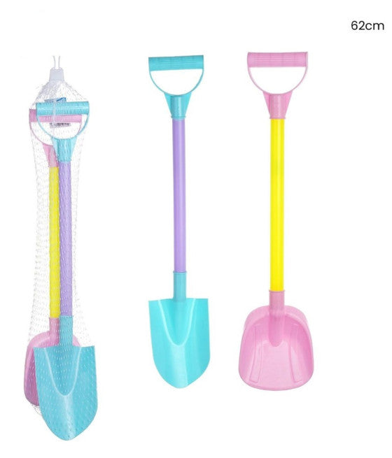2 stücke Schaufel Spaten Meer Spielzeug Kinder 62 cm farbig 618564