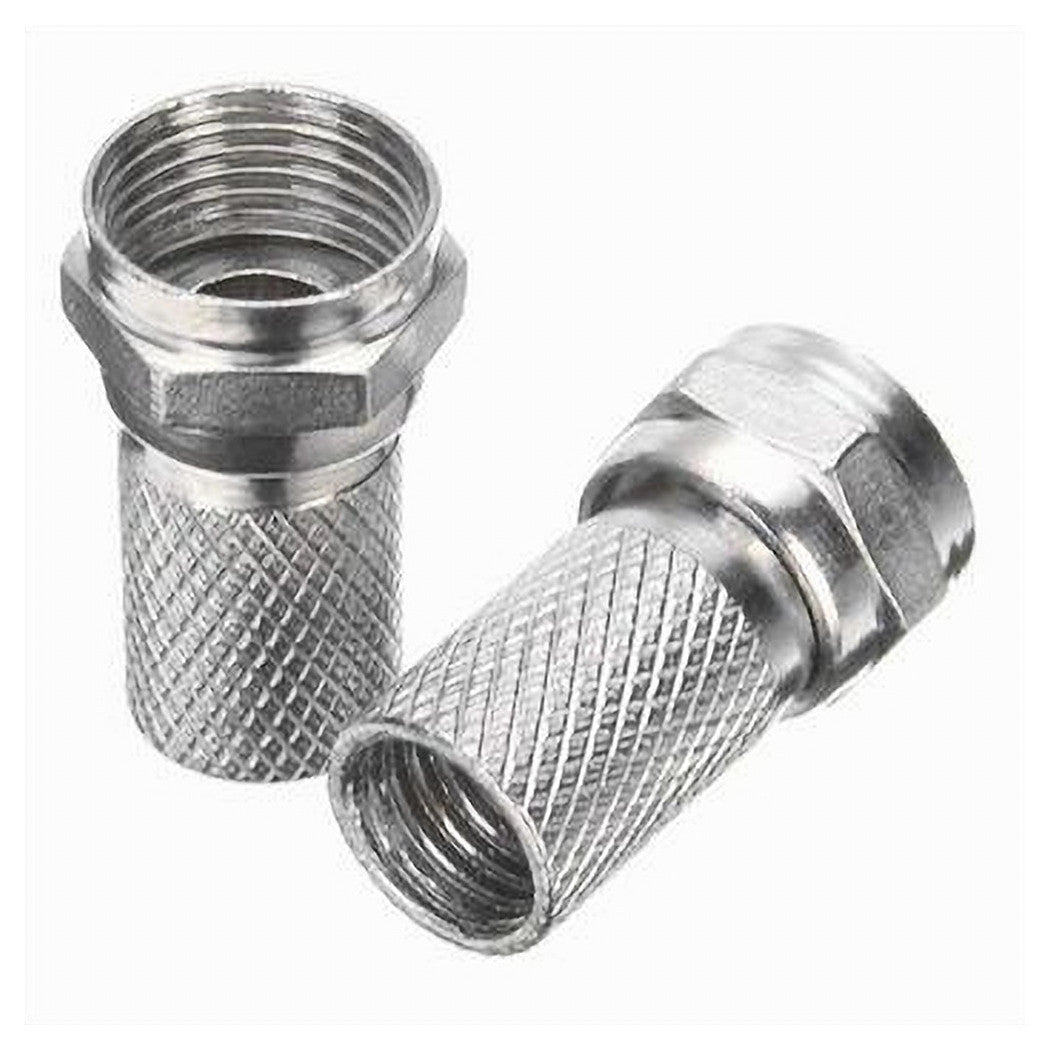 2 STÜCK SCHRAUBEN-KOAX-ANTENNENANSCHLUSS TV-KOAXIALKABEL C-093