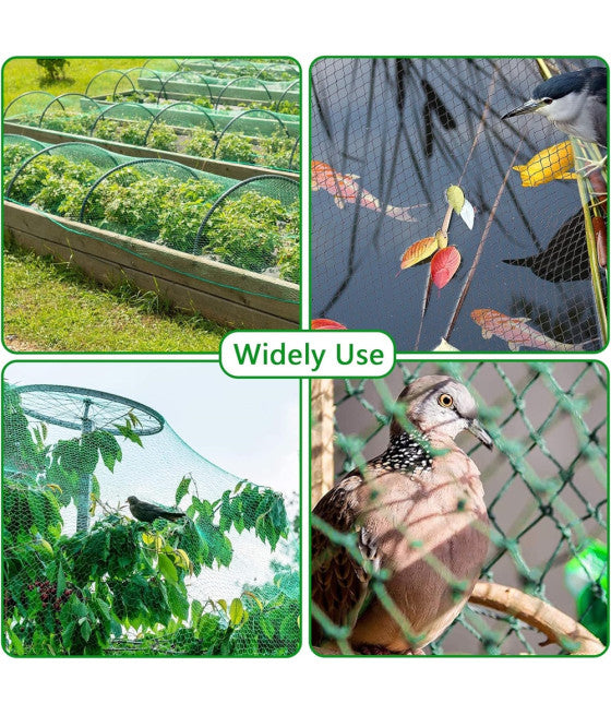 2PZ RETE POLIETILENE ANTI ANIMALI 1X10MT VERDE SCHUTZ