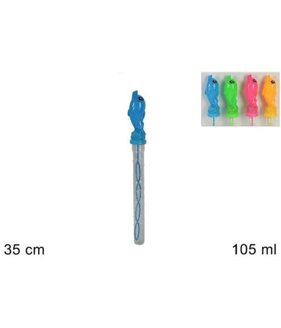 2 SEIFENBLASEN 105ML DELPHIN-SCHWERT SPASS SPIEL FÜR KINDER 35 CM