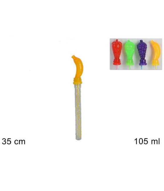 2 SEIFENBLASEN 105ML SCHWERTFÖRMIGES OBSTSPIEL FÜR KINDER 35CM