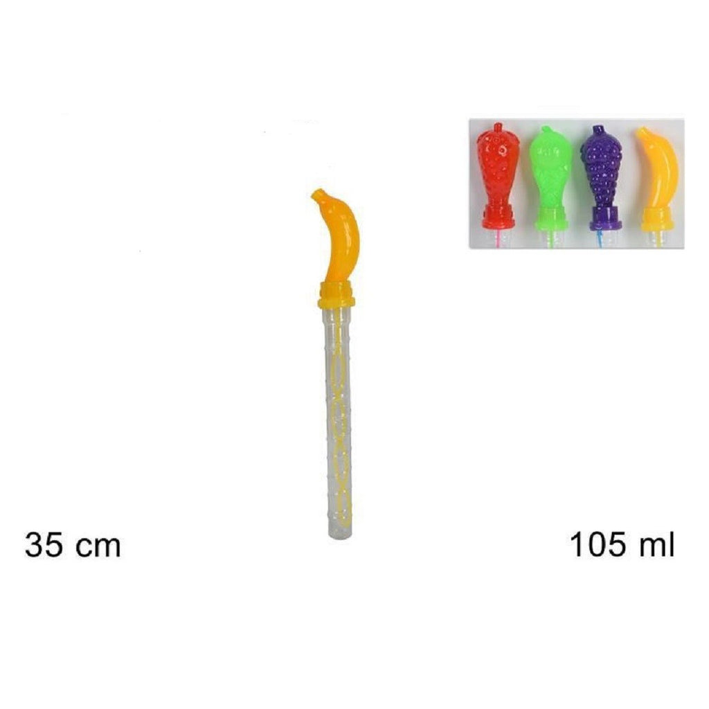 2 SEIFENBLASEN 105ML SCHWERTFÖRMIGES OBSTSPIEL FÜR KINDER 35CM