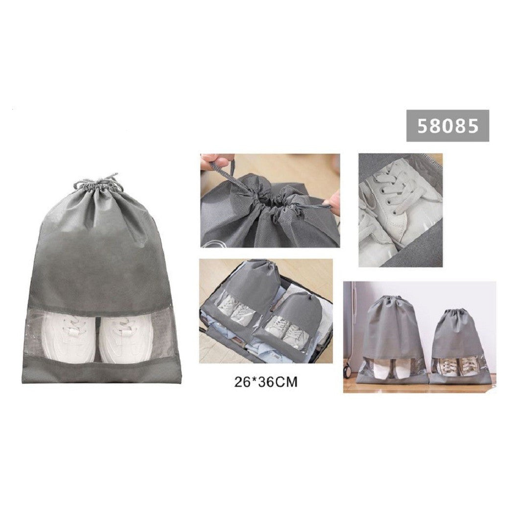 2 STÜCK SPORT-REISE-SCHUHTASCHE 26X36CM 58085