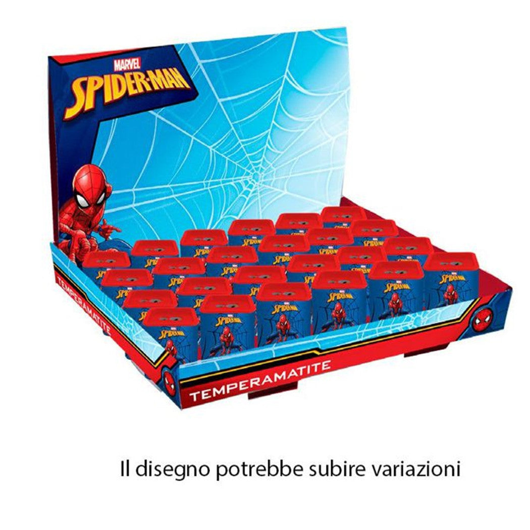 24pcs Bleistiftspitzer Square Doppelloch Spiderman Kinder 961433