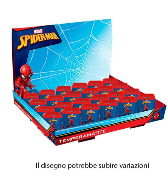 24pcs Bleistiftspitzer Square Doppelloch Spiderman Kinder 961433