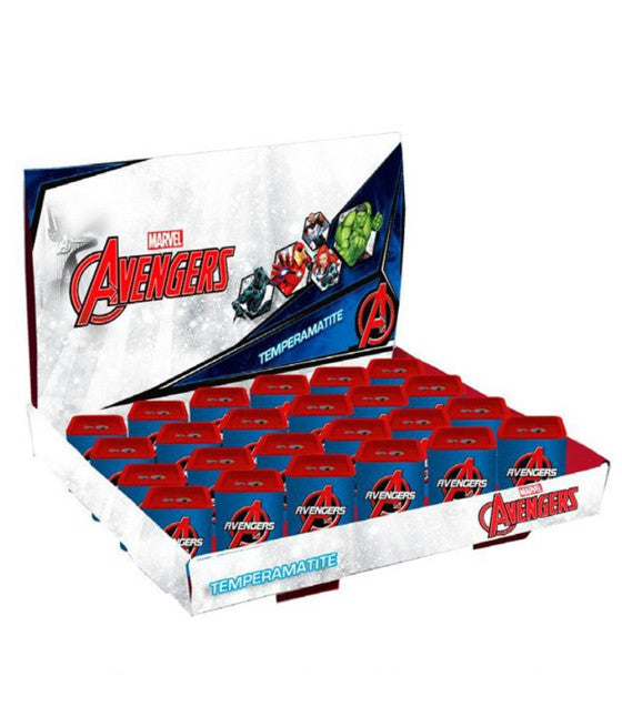 24 stück Bleistiftspitzer Square Doppelloch Avengers Kinder 961372