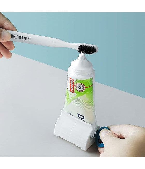 3 SPREMI TUBETTO DENTIFRICIALE DISPENER ROTOLATION MAIONESE KETCHUP