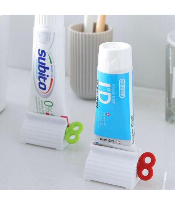 3 SPREMI TUBETTO DENTIFRICIALE DISPENER ROTOLATION MAIONESE KETCHUP