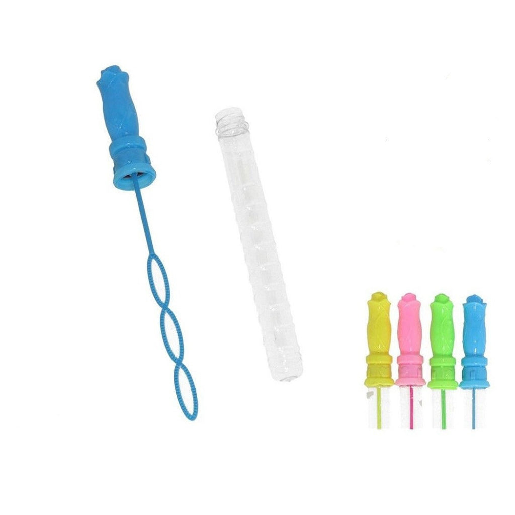 4 STÜCK SEIFENBLASENSCHWERT 25CM 3 BLASEN 50ML 4 FARBEN PARTYS