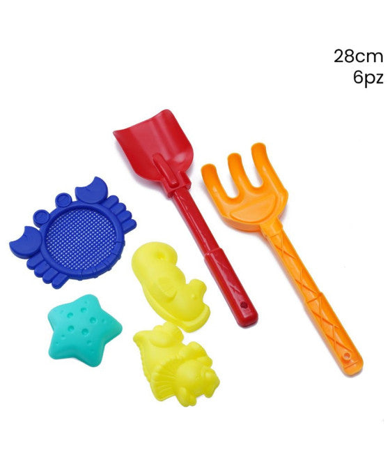 6 stücke Kinderspiele Seekalette Rake Formen Sieb 258330