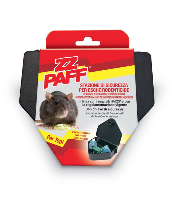 6PC-Sicherheitsstation für Rodentizid-Köder für Topi 008391a