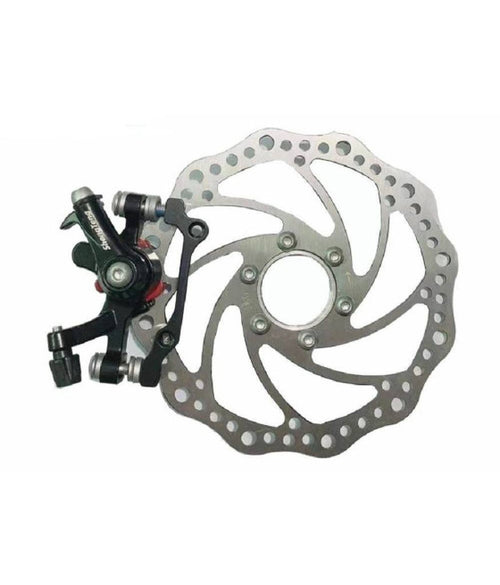 16 CM SCHEIBENBREMSSET MIT MECHANISCHEM BREMSSATTEL FÜR FAHRRAD ZX-9918