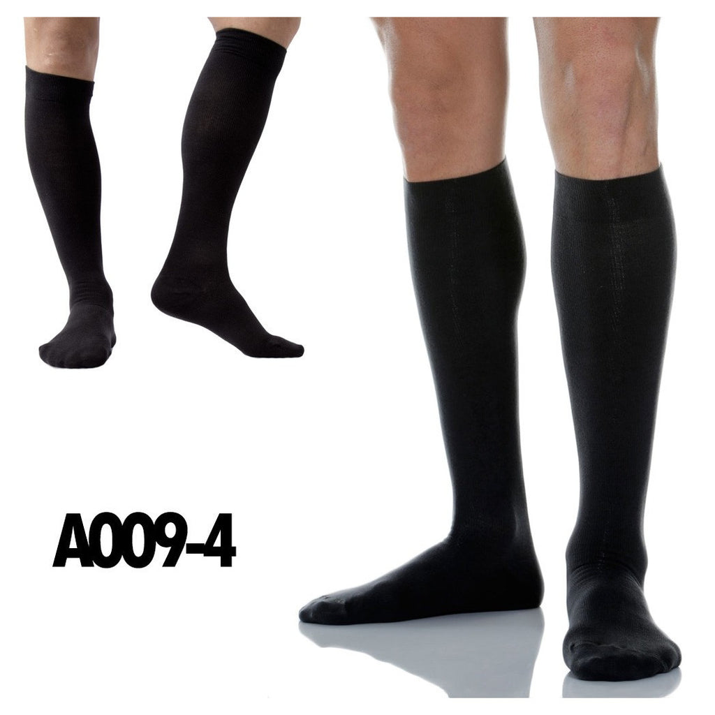 12 PAAR HERREN BAUMWOLLE LANGE SOCKEN SCHWARZ 40-46 KNIEHOCH A009-4