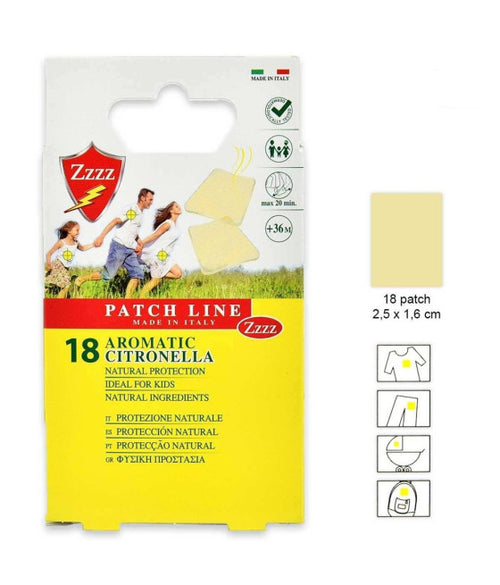 12 stücke 18 patches citronella Schutzabweisende Antipunktur-Mücken