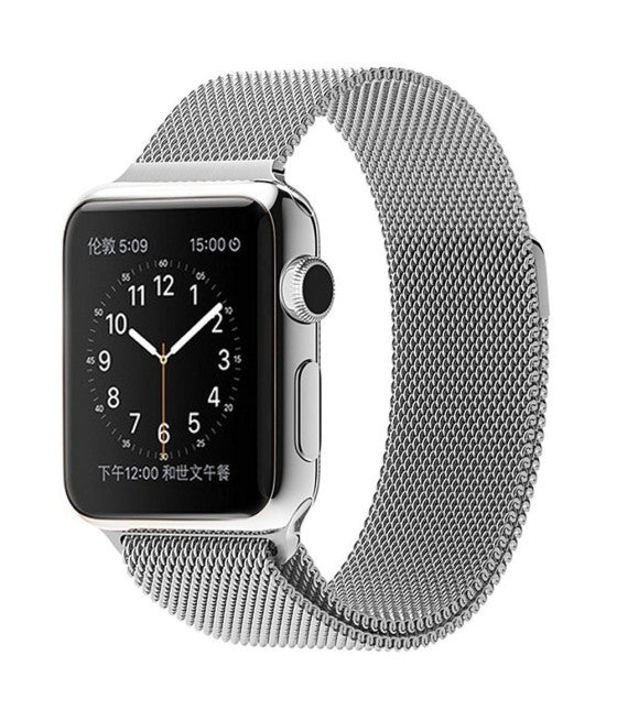 42MM MILANESE MESH SILBER ARMBAND IWATCH SERIE 3/2/1 MAGNETSCHLIESSE