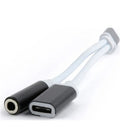 2IN1 TYPE-C AUDIO STEREO 3.5MM / USB-C FEMMINA QA186