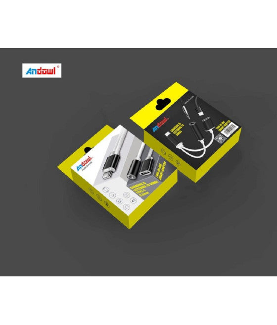 2IN1 TYPE-C AUDIO STEREO 3.5MM / USB-C FEMMINA QA186