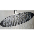 20 cm RUNDE DUSCHKOPFHÖRER RUNDE DUSCHKOPFHÖRER CHROMED RAIN EFFECT BATHROOM SHOWER