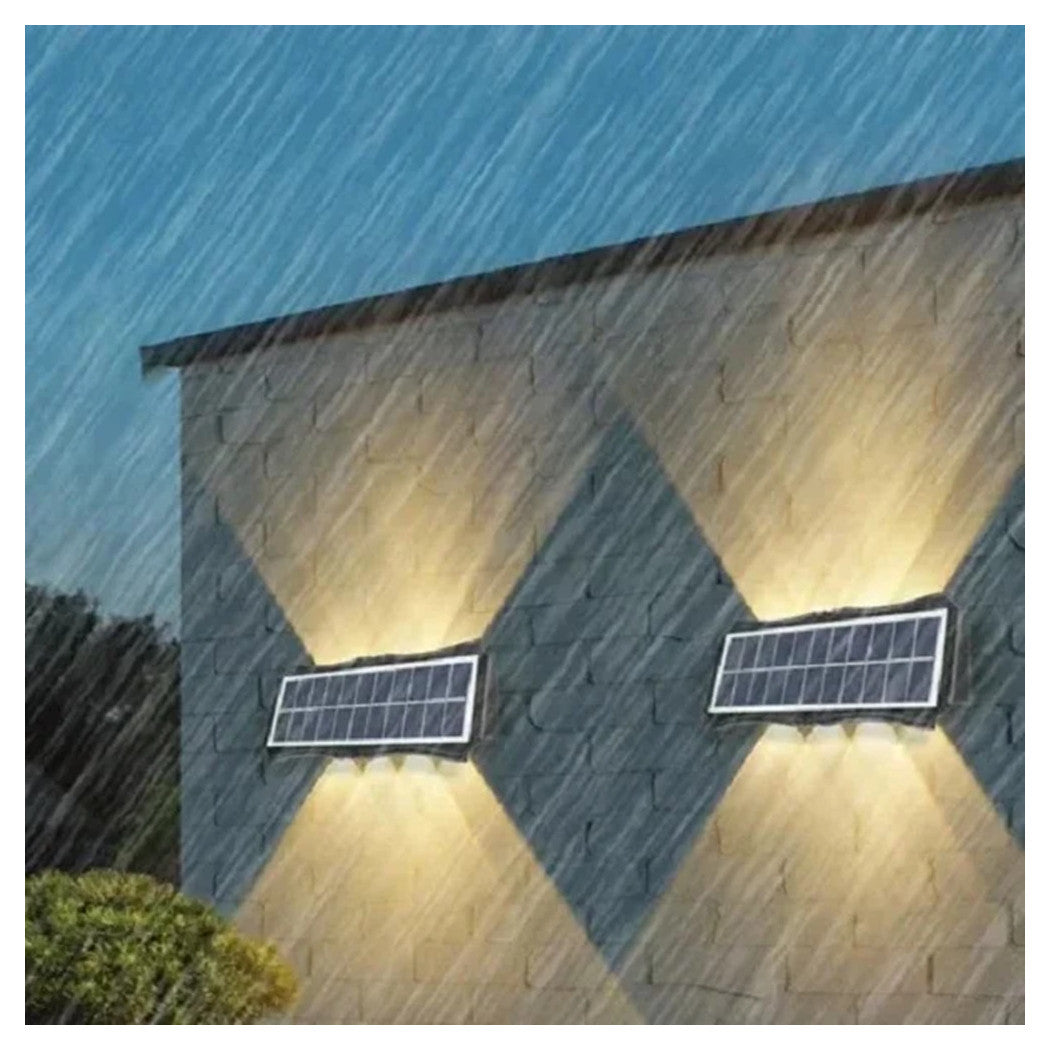 10 LED WASSERDICHTE SOLARPANEL-WANDLEUCHTE