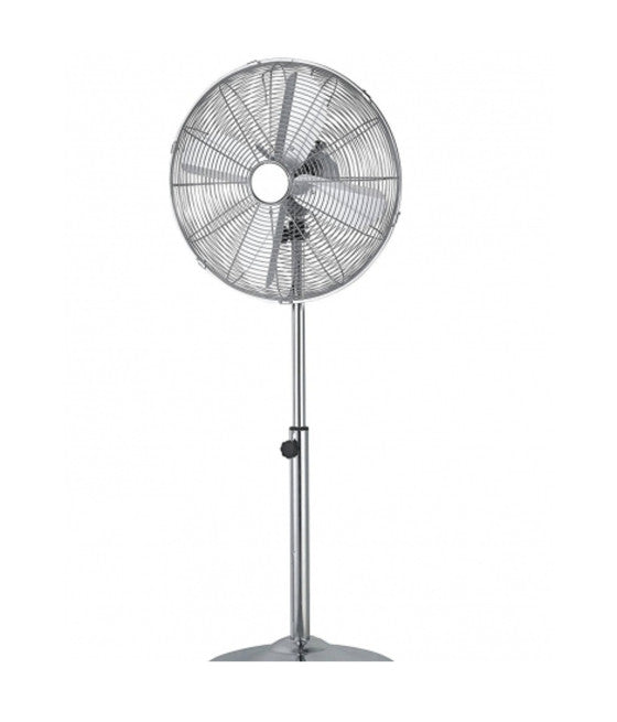 3-FLÜGEL-ALUMINIUM-BODENVENTILATOR DURCHMESSER 40 CM 3 GESCHWINDIGKEITEN RUNDER SOCKEL
