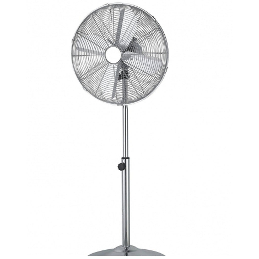 3-FLÜGEL-ALUMINIUM-BODENVENTILATOR DURCHMESSER 40 CM 3 GESCHWINDIGKEITEN RUNDER SOCKEL