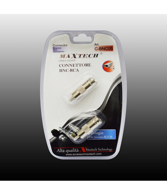 ADAPTERSTECKER BNC BUCHSE AUF RCA STECKER ÜBERWACHUNG C-BNC05