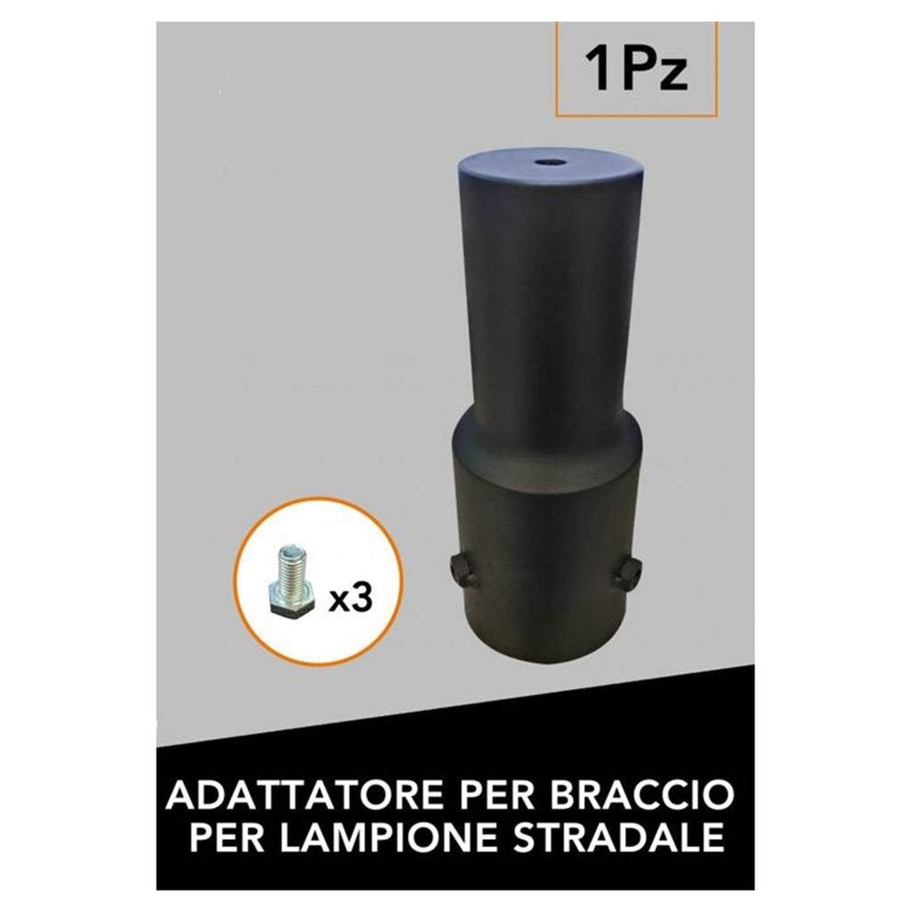 Adapter für Armscheinwerferrad RADDER LAMPIO Metall 3 Schrauben PT-58mm