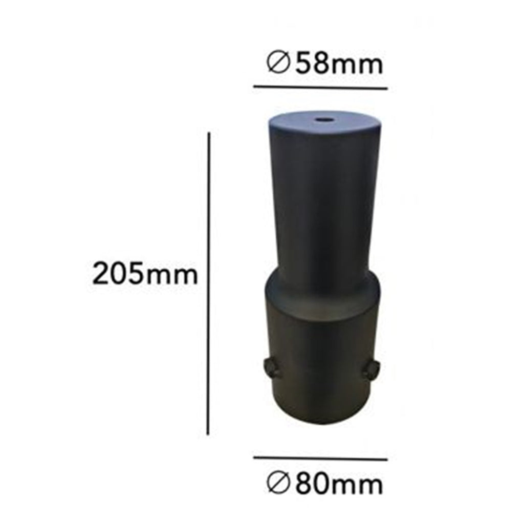 Adapter für Armscheinwerferrad RADDER LAMPIO Metall 3 Schrauben PT-58mm