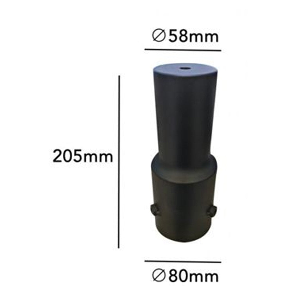 Adapter für Armscheinwerferrad RADDER LAMPIO Metall 3 Schrauben PT-58mm