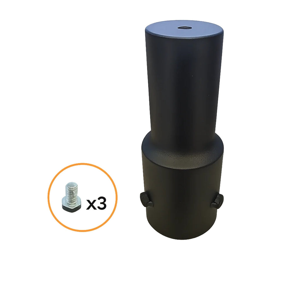 Adapter für Armscheinwerferrad RADDER LAMPIO Metall 3 Schrauben PT-58mm