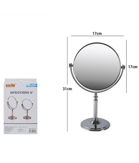 8" SCHWENKBARER TISCHSPIEGEL MAKE UP DAMEN BAD 31CM 52772