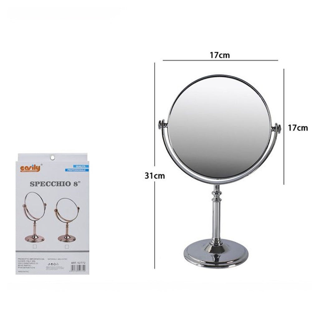 8" SCHWENKBARER TISCHSPIEGEL MAKE UP DAMEN BAD 31CM 52772