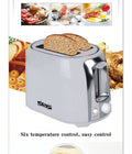 2-SCHEIBEN-TOASTER 750 W 6 STUFEN AUFTAUFUNKTION TOAST WEISS