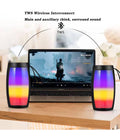 5W STEREO BLUETOOTH TRAGBARER LAUTSPRECHER LED LICHT EXTERNER LAUTSPRECHER
