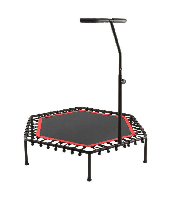 150KG FEDERTRAMPOLIN MIT SICHERHEITSGRIFF FITNESS SPORT