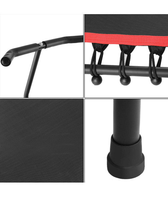 150KG FEDERTRAMPOLIN MIT SICHERHEITSGRIFF FITNESS SPORT