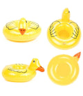 AUFBLASBARE ENTE BECHERHALTER SCHWIMMENDE MEER POOL ENTE GLAS
